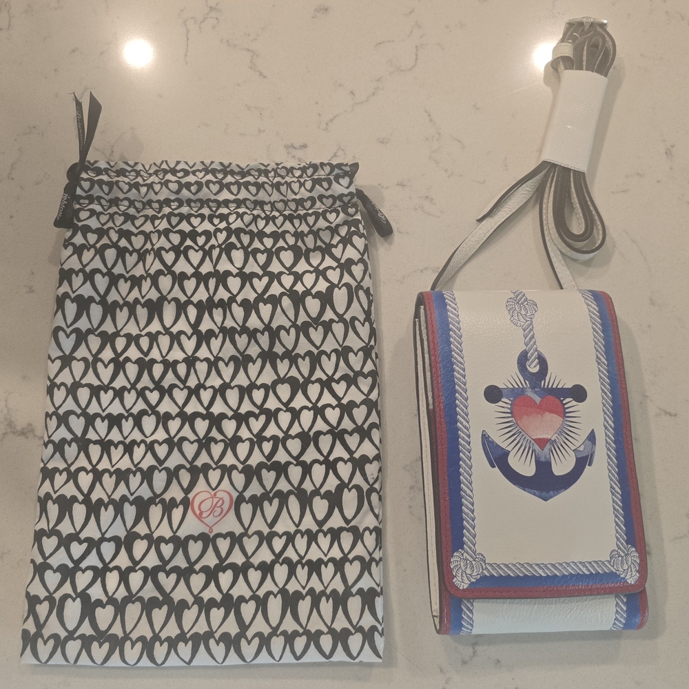 Brighton Anchor and Soul Phone Crossbody Bag